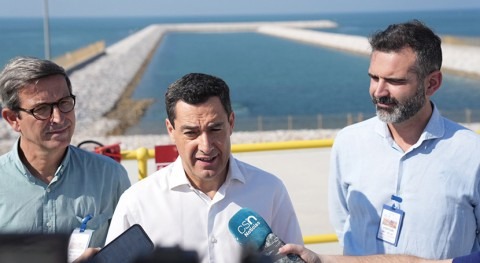 Moreno propone plan director desalación Andalucía hacer frente falta agua