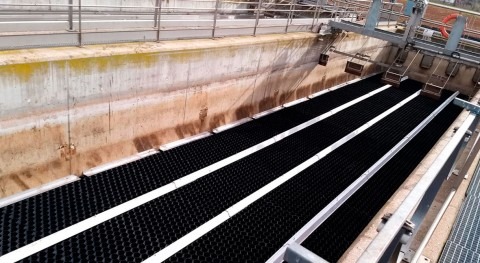 TecnoConverting realiza renovación decantación lamelar EDAR Girona