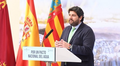 López Miras reivindica Tajo-Segura como " infraestructura única cohesión territorial"