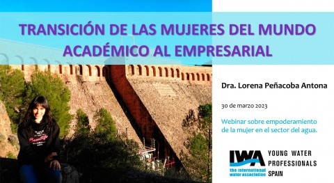 Lorena Peñacoba expone y analiza rol académico y empresarial mujer sector agua