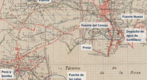 Utilidad mapas antiguos obtención información recursos hídricos