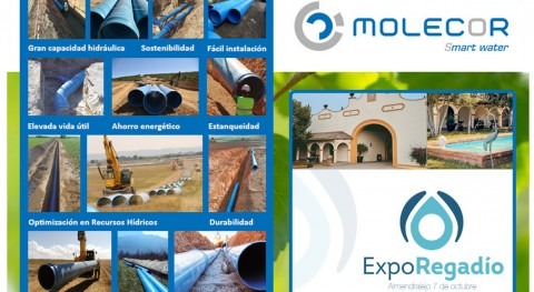 Molecor asistirá como expositor V edición Foro Regadío Extremadura