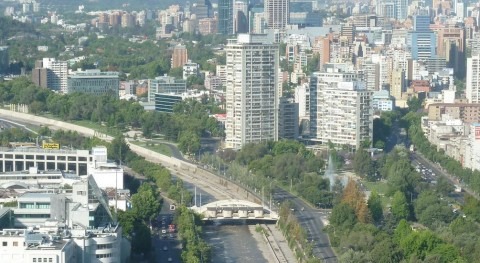 Río Mapocho en Santiago de Chile (Wikipedia/CC).