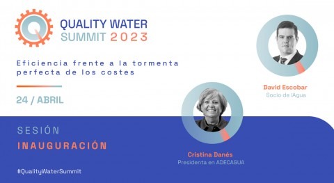 Cristina Danés (ADECAGUA) inaugura QWS2023 resaltando visión holística calidad agua
