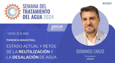 Avances y retos desalación y reutilización agua España: perspectiva AEDyR