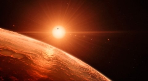 Tres siete planetas descubiertos NASA podrían albergar agua superficie