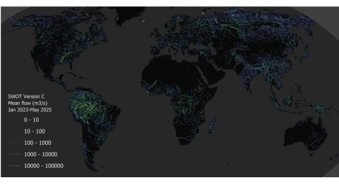 observación espacio abre acceso datos fluviales globales precedentes