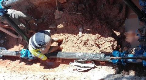 Concluye sectorización red tuberías agua polígono industrial Quart Poblet