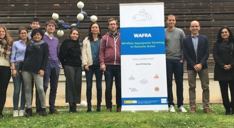 Proyecto WAFRA: sistema acuapónico producir pescado y verduras forma sostenible