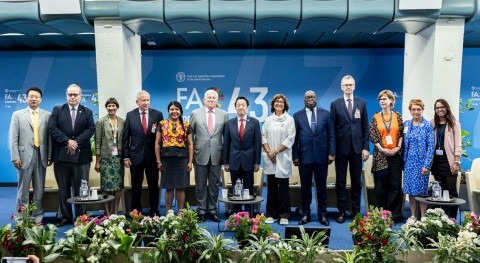 gestión hídrica fue protagonista 43º período sesiones Conferencia FAO