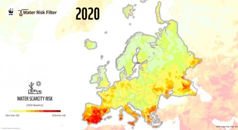 WWF, España será países europeos mayor riesgo sufrir estrés hídrico