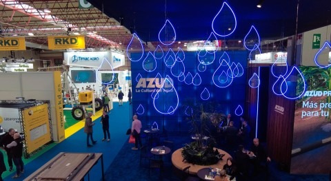 AZUD sorprende FIMA 2024 stand innovador, basado Cultura Agua