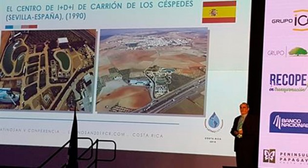 Juan José Salas presenta Latinosan centros experimentación agua Iberoamérica