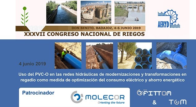 Molecor, empresa patrocinadora XXXVII Congreso Nacional Riegos AERyD