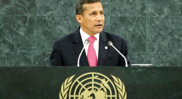 El presidente de Peru, Ollanta Humala, Foto de archivo :ONU/Amanda Voisard