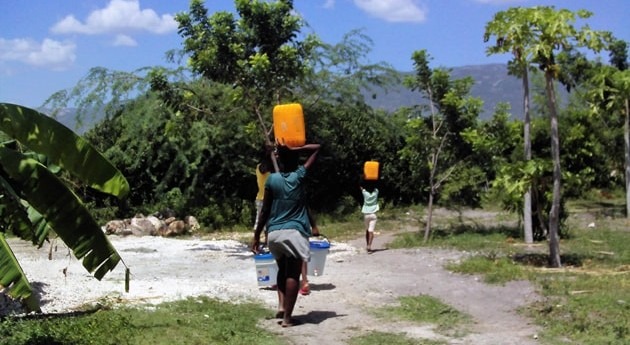 Mejora condiciones vida Haití acceso agua y saneamiento