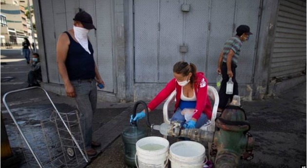 Coronavirus goza y se extiende falta agua