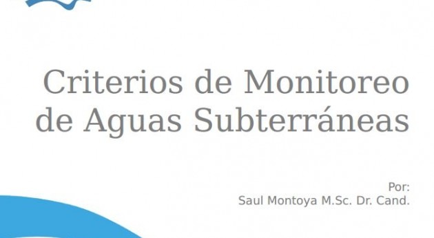 Criterios monitoreo aguas subterráneas