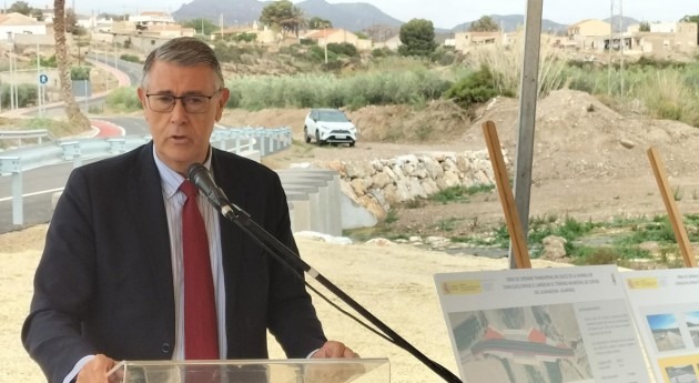 presidente CHS visita obras drenaje cauce rambla Canalejas