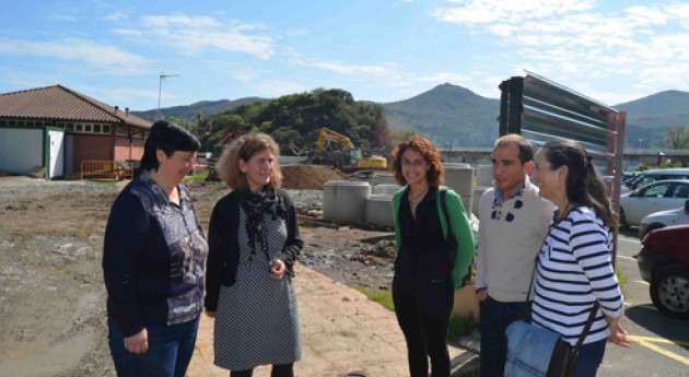 Visita trabajos colector general margen izquierda ría Mundaka