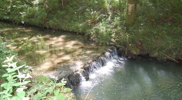 URA retira parcialmente 11 azudes tramo 360 metros río Landarbaso, Astigarraga