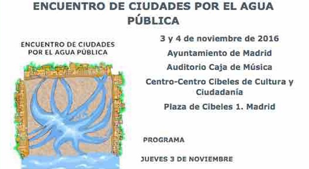 Aeopas participa Encuentro ciudades agua pública