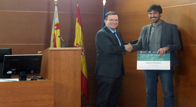 Guillermo Pardo, ganador premio mejor tesis doctoral Cátedra Cambio Climático