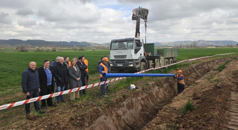 Rioja avanza nueva conducción abastecimiento Azofra, Alesanco y Torrecilla