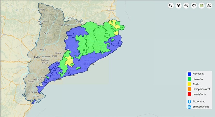 Agencia Catalana Agua declara alerta sequía 22 municipios Alt Empordà