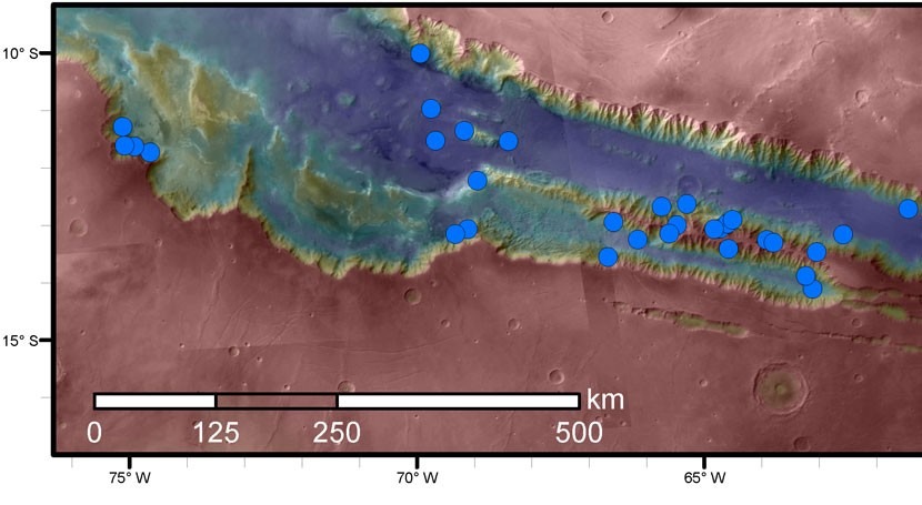 Hay tanta agua Marte como desierto más seco Tierra