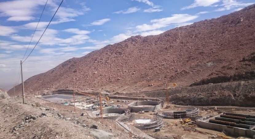 Alsina suministra encofrados Planta Tratamiento Aguas Cerro Verde, Arequipa
