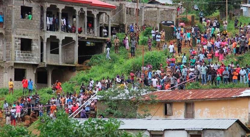 falta políticas vivienda y tierras agravó tragedia Sierra Leona