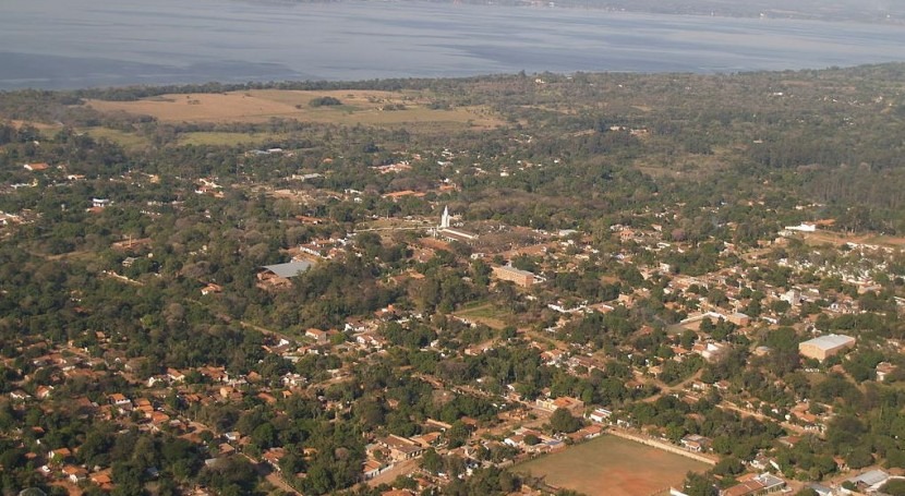 Vista aérea de Areguá (wikipedia/CC)