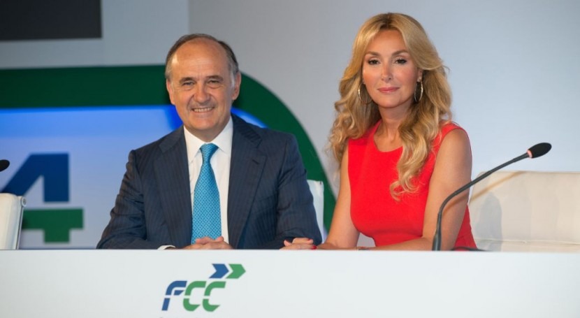 Esther Alcocer Koplowitz, presidenta de FCC y Juan Béjar Ochoa, vicepresidente y consejero delegado de FCC