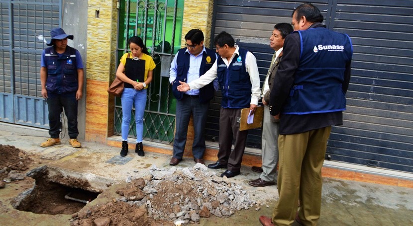 Gobierno Perú inspecciona instalaciones conexiones clandestinas abastecimiento agua