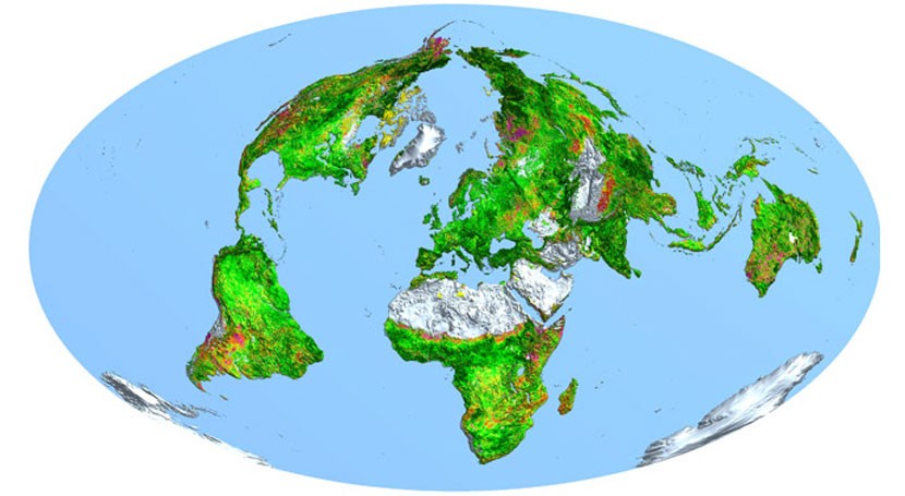 Tierra, cada vez más verde hace 33 años