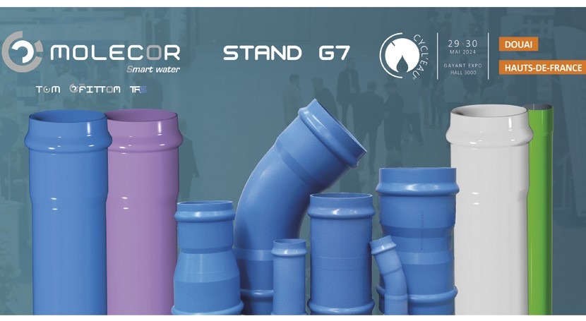 Molecor estará stand G7 Cycl'eau Douai (Francia)