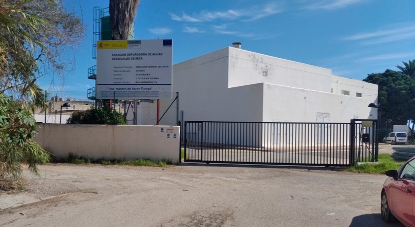 Adjudicada contratación obras mejora depuradora Eivissa 1,3 M€