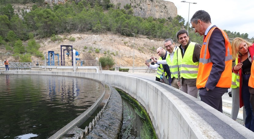 Carlos Mazón anuncia 14,5 M€ renovar y mejorar sistema depuración aguas Benidorm