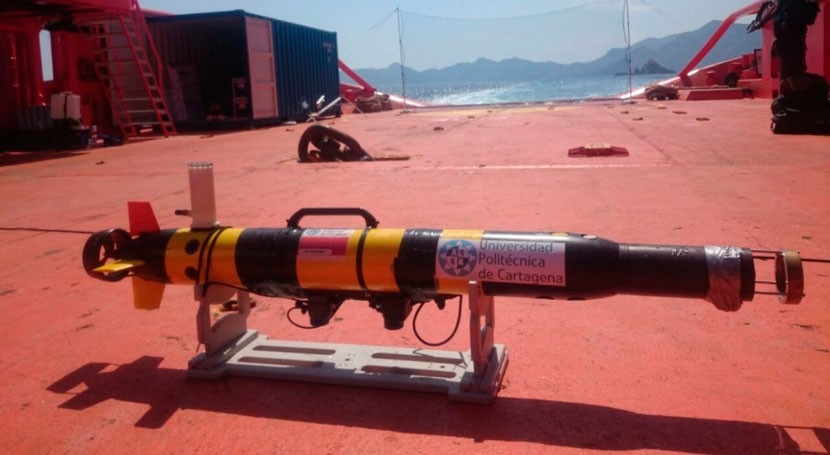 detección vertidos petróleo, prueba flota drones submarinos autónomos