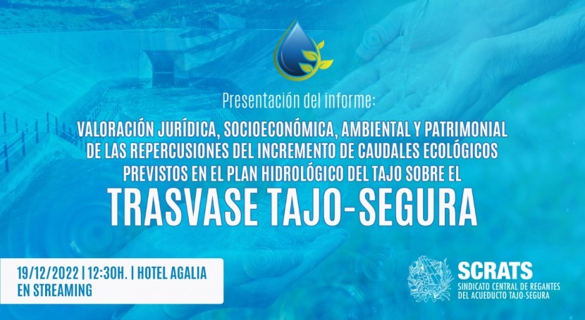 Jornada "Valoración repercusiones incremento caudales ecológicos previstos P.H. Tajo trasvase Tajo-Segura"