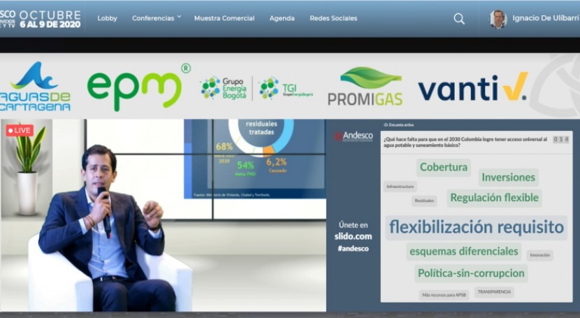I Congreso virtual Servicios Públicos Colombia destaca rol operadores agua