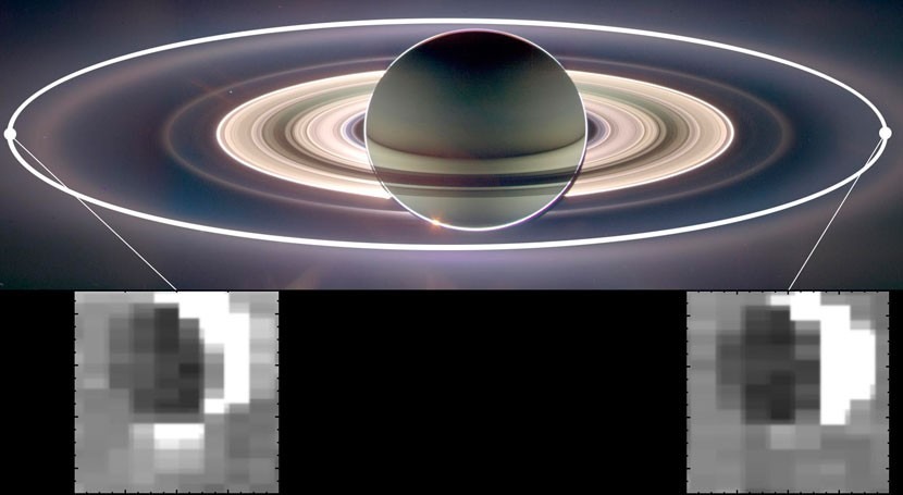 géiseres luna Encelado aumentan furia cuanto más se aleja Saturno