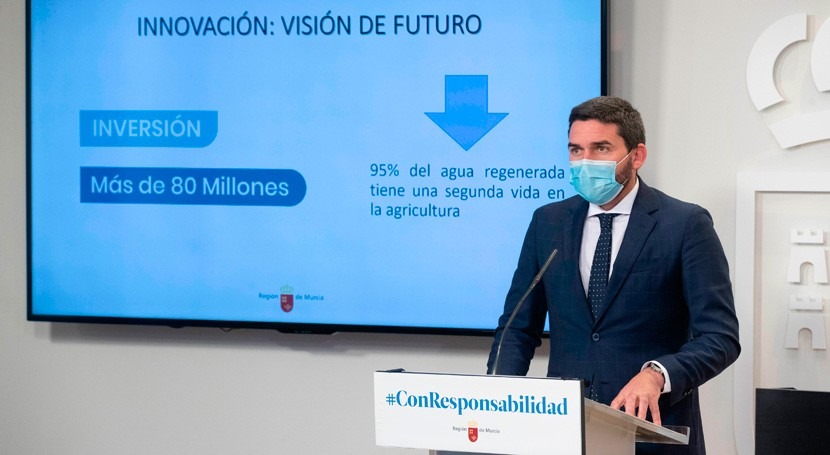 Murcia destina más 80 millones euros control 82 depuradoras agua