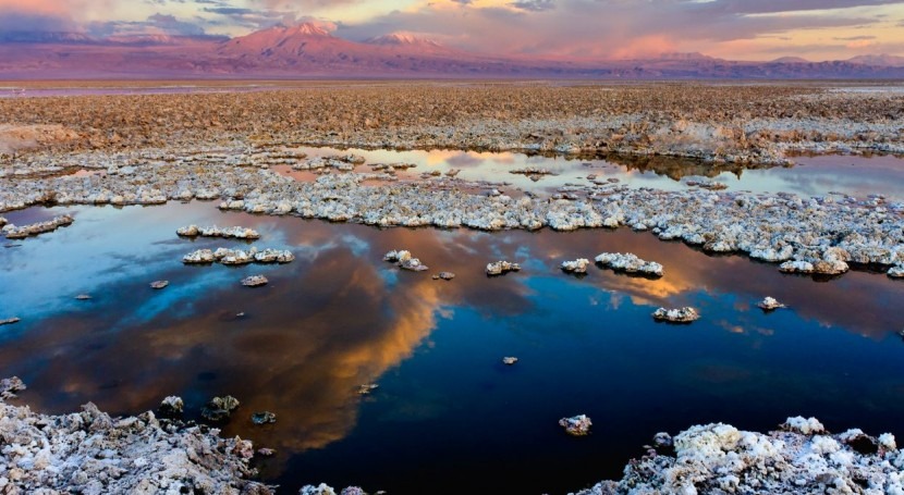 Salar Atacama, Chile, vista satélite