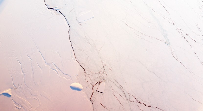 deshielo Península Antártica hace avanzar grieta 130 kilómetros