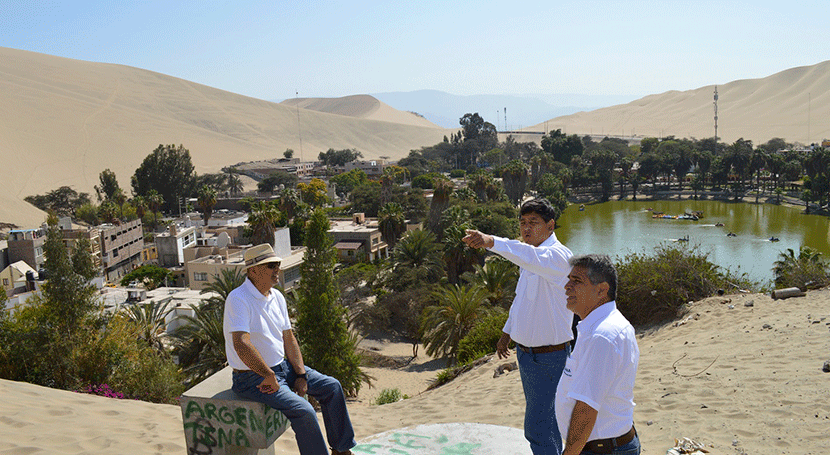 ANA Perú realiza visita técnica multisectorial Huacachina