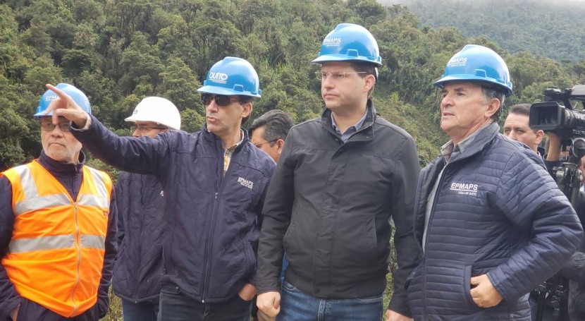 Avanza Ramal Chalpi Grande - Papallacta, obra que garantizará Agua Quito 2040