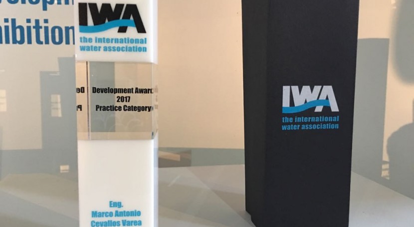 Gerente General Aguas Quito es reconocido IWA WDCE 2017