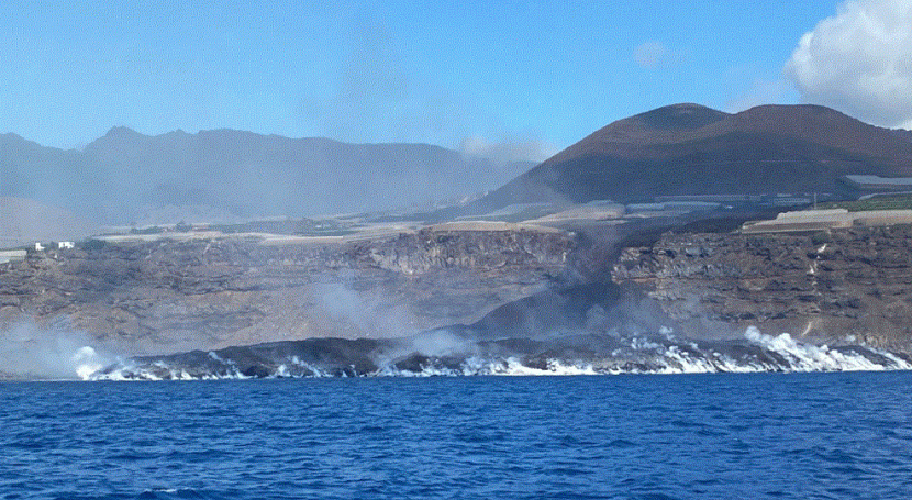 efectos medioambientales lava volcán Palma